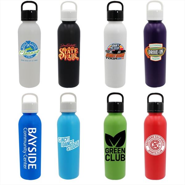 DA67424 24 OZ. Classic Revolve Bottle With Handle Lid And Custom Imprint